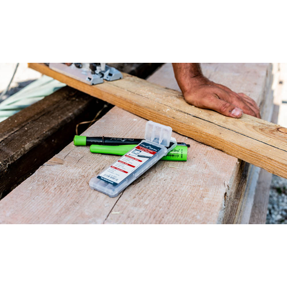 Artikelbild 3 für Pica Big Dry 6050 Bleistiftminen für Zimmermannsbleistift mit Druckmechanismus grau 2H 2,0 - 5,0 mm, 12 St., Artikelnummer 549119