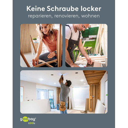 Artikelbild 9 für goobay 77818 Akku-Schrauber-Set, mit 1 Akku, Artikelnummer 779559