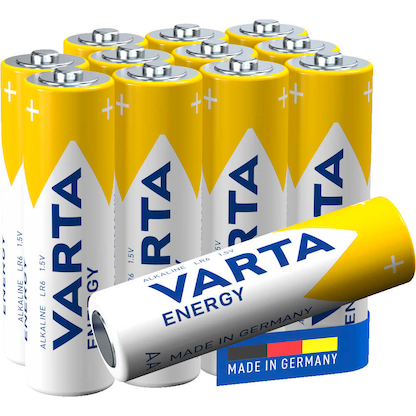Artikelbild für VARTA Batterien ENERGY Cube Alkali-Mangan Mignon AA 1,5 V, 12 St., Artikelnummer 554039