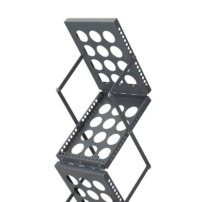 Artikelbild 7 für update displays Prospektständer schwarz DIN A4 6 Fächer 21,0 x 29,7 x 178,2 cm, 1 St., Artikelnummer 646808