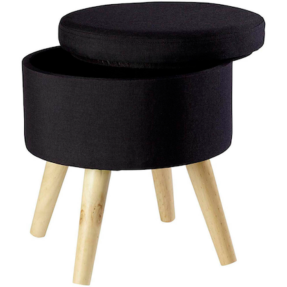 Artikelbild 2 für Echtwerk Hocker mit Stauraum Max EW-SH-0455 schwarz, 1 St., Artikelnummer 161903