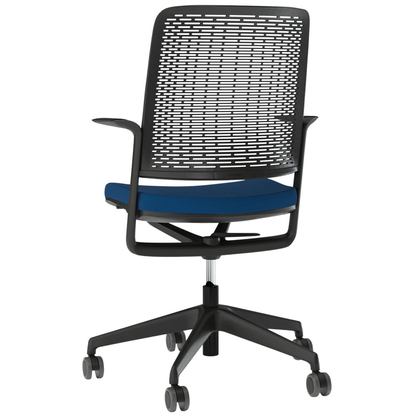 Artikelbild 4 für AKTION: Nowy Styl Bürostuhl WITHME Stoff blau, Gestell schwarz, Artikelnummer 109817