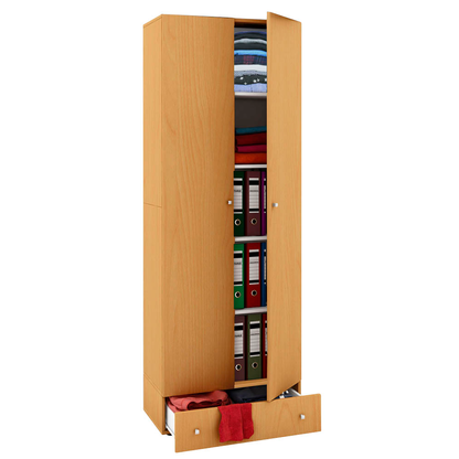 Artikelbild für VCM my office Aktenschrank Vandol, 912198 buche 4 Fachböden 70,0 x 40,0 x 198,0 cm, Artikelnummer 348332