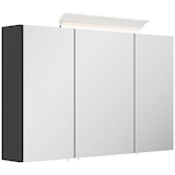 Artikelbild 1 für POSSEIK Spiegel mit Beleuchtung 100 grafit 100,0 x 17,0 x 62,0 cm, Artikelnummer 668248