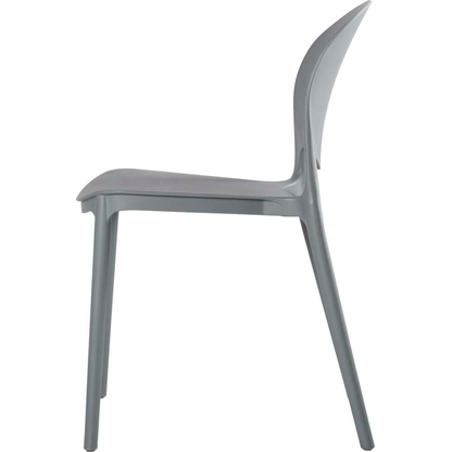 Artikelbild 2 für LÜLLMANN Besucherstuhl 230802 blaugrau Kunststoff, 1 St., Artikelnummer 791029