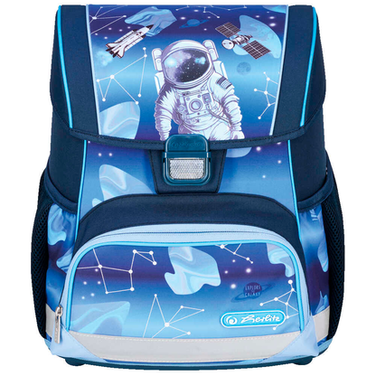 Artikelbild 3 für herlitz Schulranzen-Set Loop Plus Cosmic Explorer Kunstfaser grün, Artikelnummer 556094