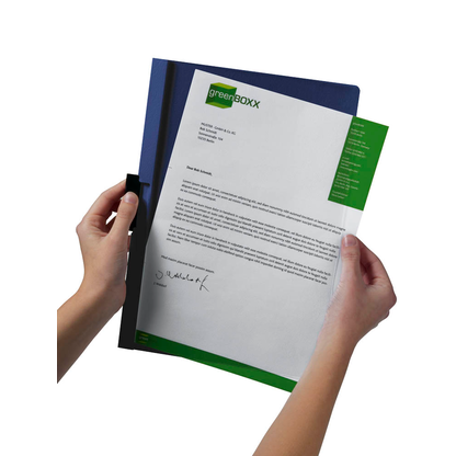 Artikelbild 3 für DURABLE Klemmhefter DURACLIP dunkelblau, 25 St., Artikelnummer 334714