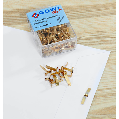 Artikelbild 6 für Gowi Musterbeutelklammern Flachkopf, 100 St., Artikelnummer 475398