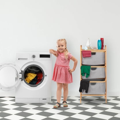 Artikelbild 3 für relaxdays Wäschesortierer braun, 1 St., Artikelnummer 361605