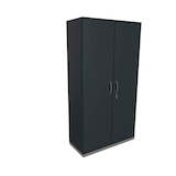 Artikelbild 1 für fm Aktenschrank Sidney, 4260429764716 lavagrau 4 Fachböden 100,0 x 44,2 x 186,9 cm, Artikelnummer 411753