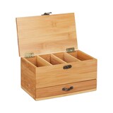 Artikelbild 1 für relaxdays Nähkästchen braun, 1 St., Artikelnummer 643983