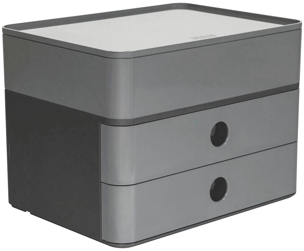 HAN Schubladenbox Smart Box plus ALLISON granite grey 1100-19D, DIN A5 ...