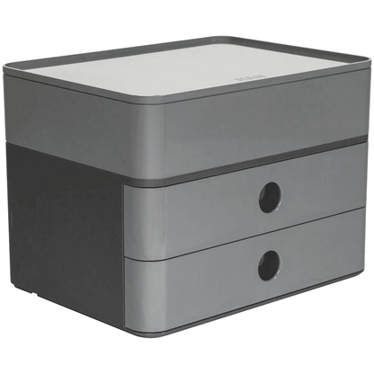 Artikelbild für HAN Schubladenbox Smart Box plus ALLISON granite grey 1100-19D, DIN A5 mit 3 Schubladen, 1 St., Artikelnummer 668432