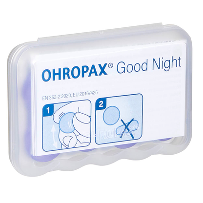 Artikelbild 4 für OHROPAX® Gute Nacht Ohrstöpsel 23 dB Silikon, 8 St., Artikelnummer 463097