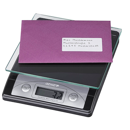 Artikelbild 5 für GENIE Briefwaage 3623 EDS schwarz für max. 5,0 kg, Artikelnummer 248926