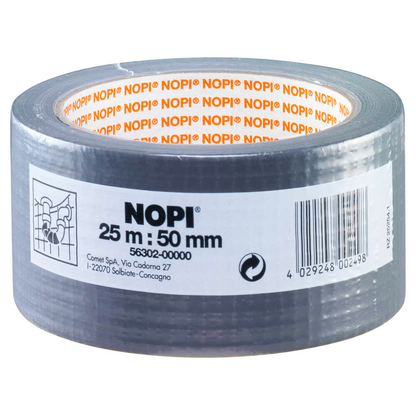 Artikelbild für NOPI Gewebeband silber 50,0 mm x 25,0 m 1 Rolle, Artikelnummer 738589