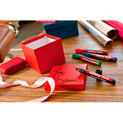 Artikelbild 15 für edding 300 Permanentmarker farbsortiert 1,5 - 3,0 mm, 4 St., Artikelnummer 338804