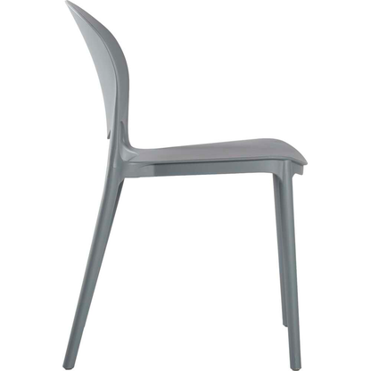 Artikelbild 4 für LÜLLMANN Besucherstuhl 230802 blaugrau Kunststoff, 1 St., Artikelnummer 791029