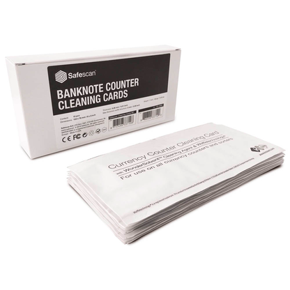 Artikelbild für Safescan Reinigungskarten für Banknotenzählmaschinen 1-lagig weiß, 15 St., Artikelnummer 121941