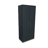 Artikelbild 1 für fm Aktenschrank Sidney, 4260429764747 lavagrau 4 Fachböden 80,0 x 44,2 x 186,9 cm, Artikelnummer 411787