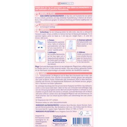Artikelbild 6 für ISANA Kaltwachsstreifen, Artikelnummer 456671