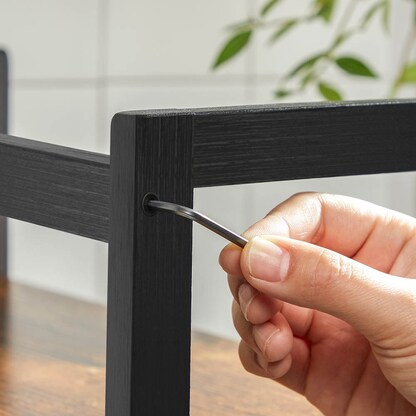 Artikelbild 7 für SONGMICS Gewürzregal schwarz, vintage-braun, 1 St., Artikelnummer 439046