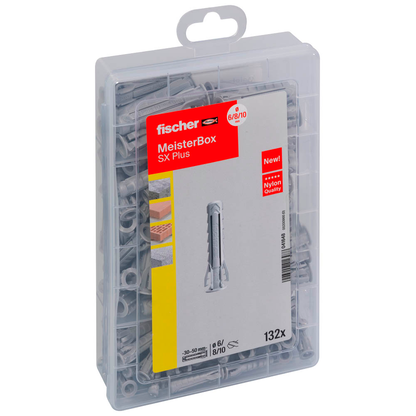 Artikelbild 2 für fischer Meister-Box - SX Plus 41648 Spreizdübel-Sortiment, 132-teilig, Artikelnummer 479628