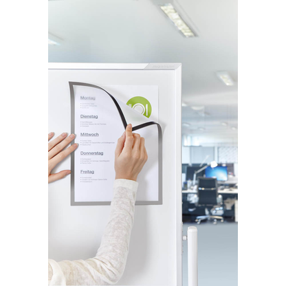 Artikelbild 2 für magnetoplan Magnetrahmen silber A4, 5 St., Artikelnummer 606469