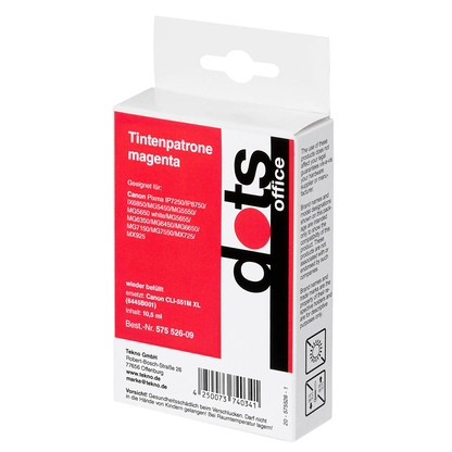 Artikelbild 4 für dots magenta Druckerpatrone kompatibel zu Canon CLI-551 XL M, Artikelnummer 575526