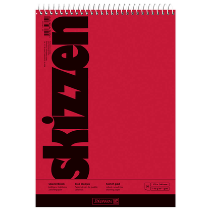 Artikelbild für BRUNNEN Skizzenblock 17,0 x 24,0 cm, 1 Block, Artikelnummer 121879