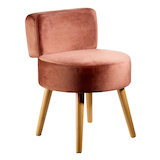 Artikelbild 1 für Echtwerk Sessel Milo taupe buche Stoff 43,0 x 43,0 x 59,0 cm, 1 St., Artikelnummer 162012