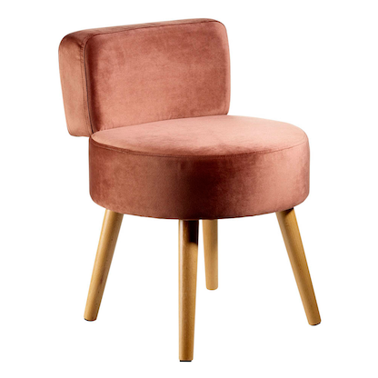 Artikelbild für Echtwerk Sessel Milo taupe buche Stoff 43,0 x 43,0 x 59,0 cm, 1 St., Artikelnummer 162012