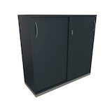 Artikelbild 1 für fm Schiebetürenschrank Sidney, 4260429767090 lavagrau 2 Fachböden 120,0 x 44,2 x 113,3 cm, Artikelnummer 413114