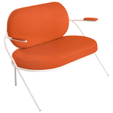 Artikelbild 1 für meet powered by PAPERFLOW 2-Sitzer Sofa SATURNE rost weiß Kunstleder 118,0 x 73,0 x 88,0 cm, 1 St., Artikelnummer 231207