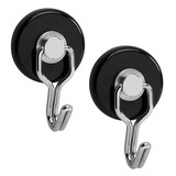 Artikelbild 1 für MAUL Magnete schwarz, Metall Ø 3,5 x 2,5 cm, 2 St., Artikelnummer 368030