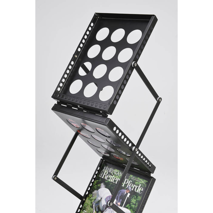 Artikelbild 10 für update displays Prospektständer schwarz DIN A4 6 Fächer 21,0 x 29,7 x 178,2 cm, 1 St., Artikelnummer 646808