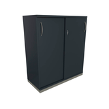 Artikelbild 1 für fm Schiebetürenschrank Sidney, 4260429767113 lavagrau 1 Fachboden 100,0 x 44,2 x 113,3 cm, Artikelnummer 413134