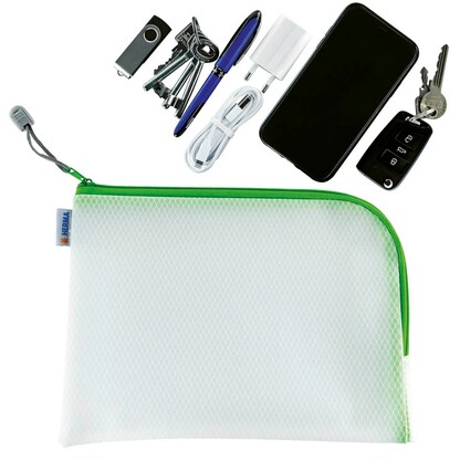 Artikelbild 5 für HERMA Reißverschlussbeutel DIN A5 transparent/grün, 1 St., Artikelnummer 554987