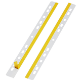 Artikelbild 1 für DURABLE Heftstreifen, selbstklebend FILEFIX® glasklar Kunststoff, 50 St., Artikelnummer 465371