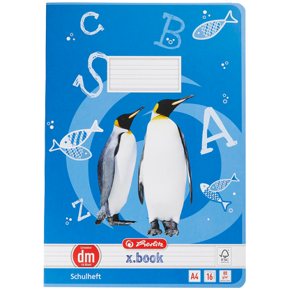 Artikelbild 2 für herlitz Schulheft x.book Lineatur dm liniert DIN A4 ohne Rand, 16 Blatt, 1 St., Artikelnummer 891447