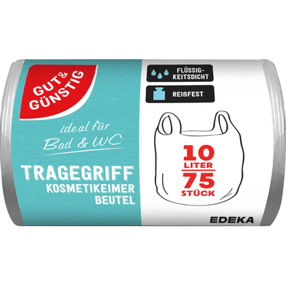 Artikelbild für GUT&GÜNSTIG Kosmetikbeutel 10,0 l transparent, 75 St., Artikelnummer 988812