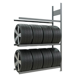 Artikelbild 1 für SCHULTE Anbauregal 13907 silber 130,0 x 40,0 x 200,0 cm, Artikelnummer 160121