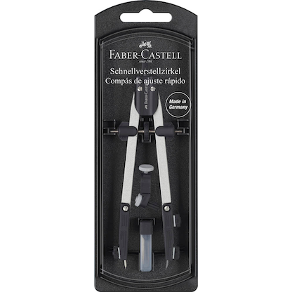 Artikelbild 2 für FABER-CASTELL Zirkel silber, 1 St., Artikelnummer 482541