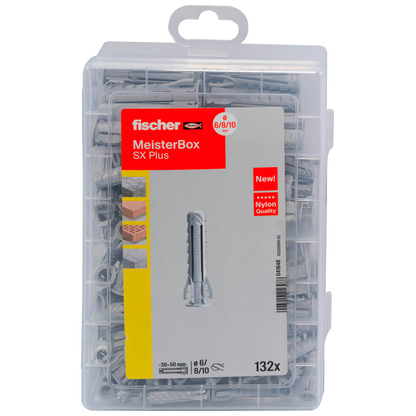 Artikelbild 5 für fischer Meister-Box - SX Plus 41648 Spreizdübel-Sortiment, 132-teilig, Artikelnummer 479628
