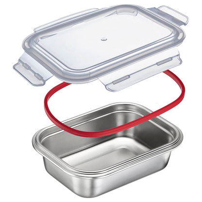 Artikelbild 3 für WESTMARK Frischhaltedose 80,0 cm hoch silber 2,25 l, 1 St., Artikelnummer 548897