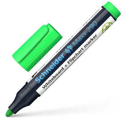 Artikelbild für Schneider Maxx 290 Whiteboard- und Flipchart-Marker grün 2,0 - 3,0 mm, 1 St., Artikelnummer 752069