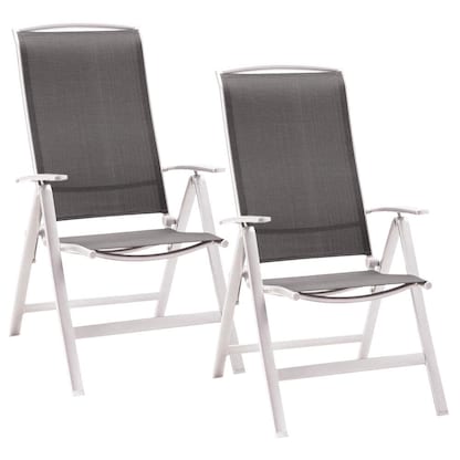 Artikelbild für BEST Gartenstühle mit Armlehnen Palermo grau, 2 St., Artikelnummer 138927