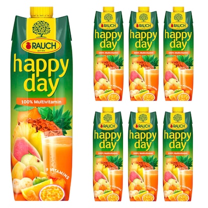 Artikelbild für happy day Fruchtsaftkonzentrat Multivitamin 6x 1,0 l, Artikelnummer 533147