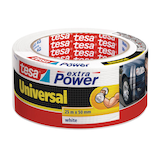 Artikelbild 1 für tesa extra Power® Universal Gewebeband weiß 50,0 mm x 25,0 m 1 Rolle, Artikelnummer 248187