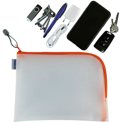 Artikelbild 5 für HERMA Reißverschlussbeutel DIN A5 transparent/orange, 1 St., Artikelnummer 555082